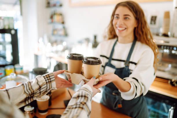 Business owner sharing a customer story